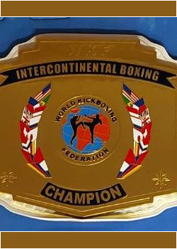 WKF BOXING_BKFC Intercontinental title belt