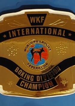 WKF BOXING_BKFC International title belt