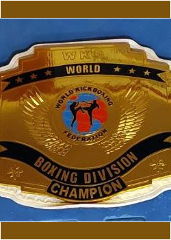 WKF BOXING_BKFC World title belt